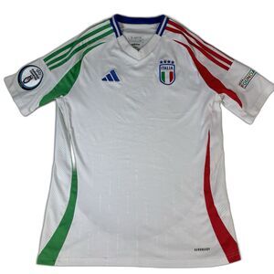 Adidas Italy National Team 2024 Away Soccer Jersey Youth 15-16Y